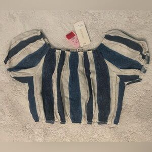 Bellambia Blue and White Blouse